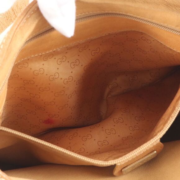 Gucci New Jackie 001 01 Leather Canvas 2WAY Shoulder Bag Shoulder Hand Genuine - Picture 9 of 11